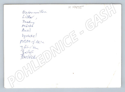 Pohlednice Sportovní tým jména na zadní straně Praha (M19815)