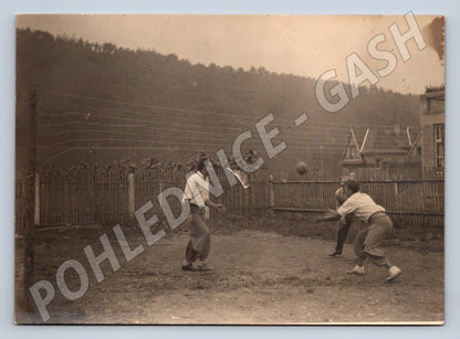 Pohlednice volejbal sportovní moment 1921 (M19821)