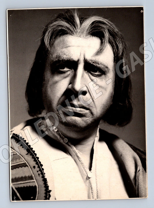 Pohlednice herec černobílý portrét (M19825)