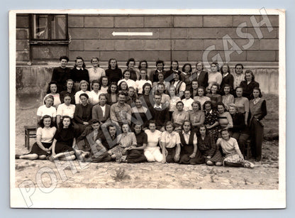 Pohlednice Skupinová fotografie Chrudim 1940 historická (M19840)