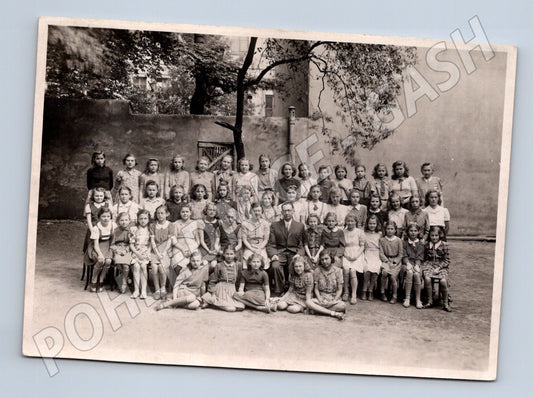 Pohlednice Školní dívek jména jaro 1940 41 (M19847)