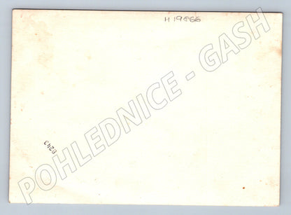 Pohlednice babička s dítětem venkov etnografie (M19866)