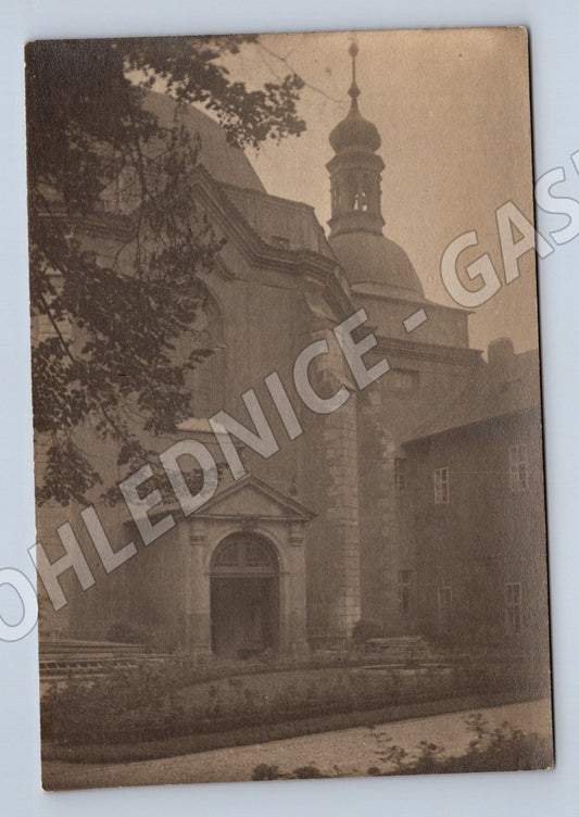 Pohlednice Starobylá pohlednice historický zámek čb čistá (M19884)