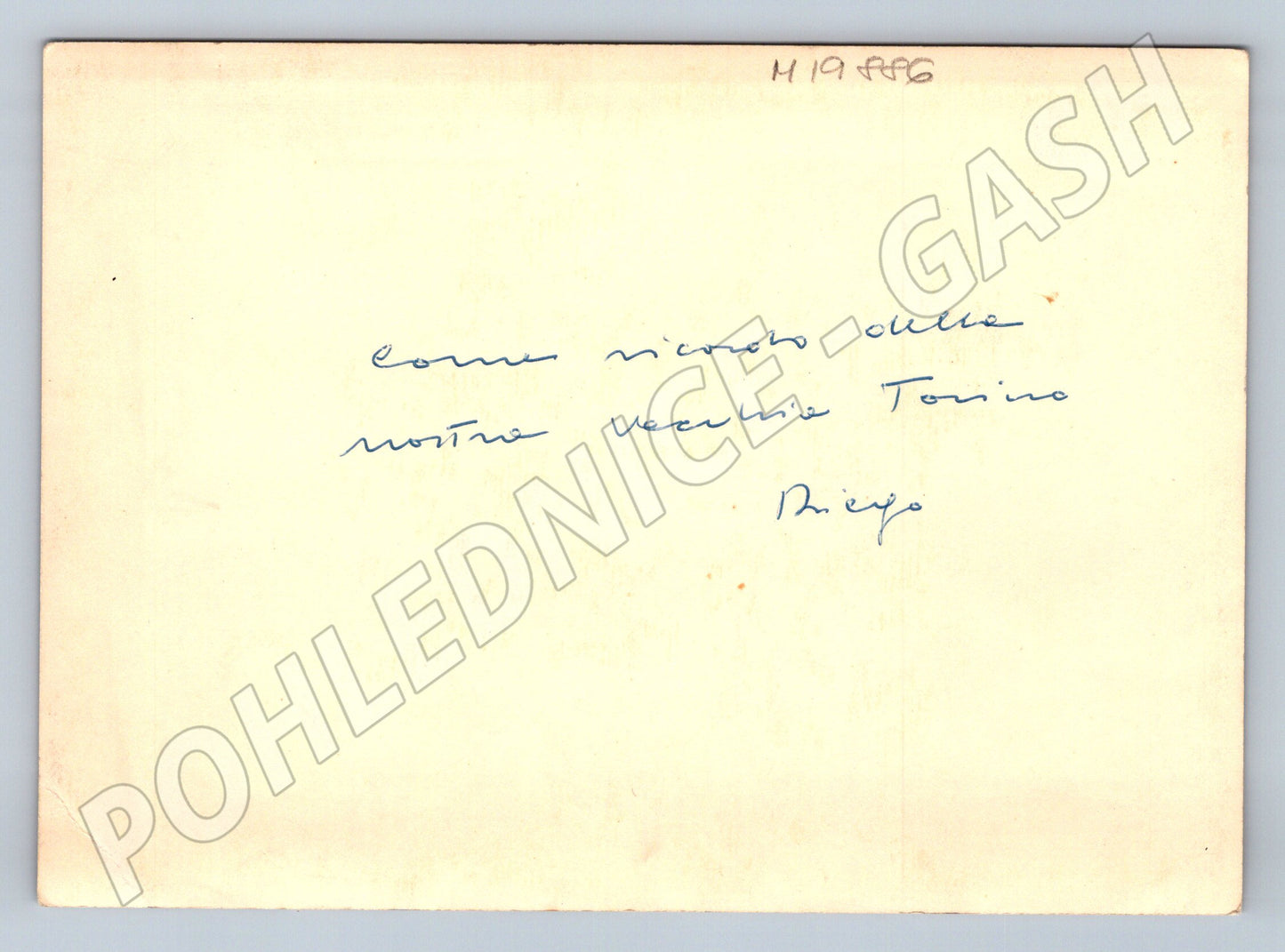 Pohlednice Turín u řeky Pád Itálie historická (M19886)