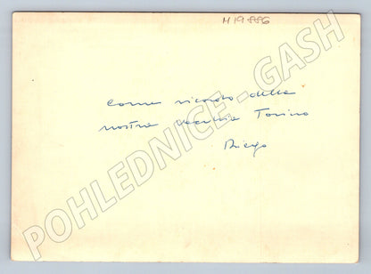 Pohlednice Turín u řeky Pád Itálie historická (M19886)