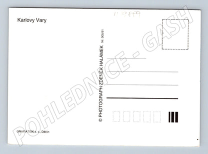 Pohlednice Karlovy Vary velký formát neprošlá (M19889)
