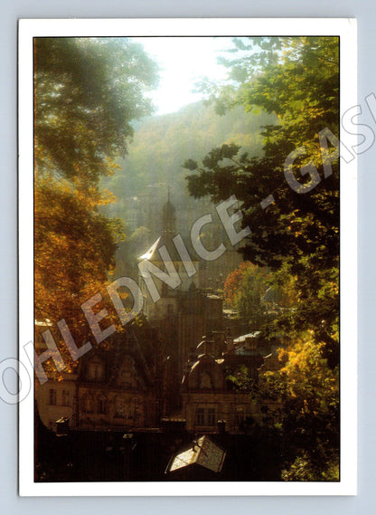 Pohlednice Karlovy Vary velkoformátová Zdeněk Halámek (M19890)