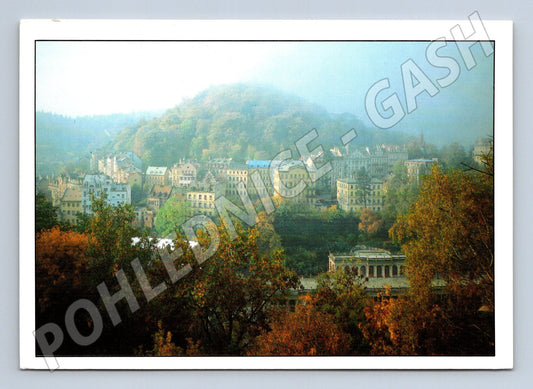 Pohlednice Karlovy Vary lázeňské město velký formát (M19891)