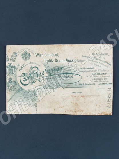 Stará fotografie Teplitz mladý muž v obleku (M19919)