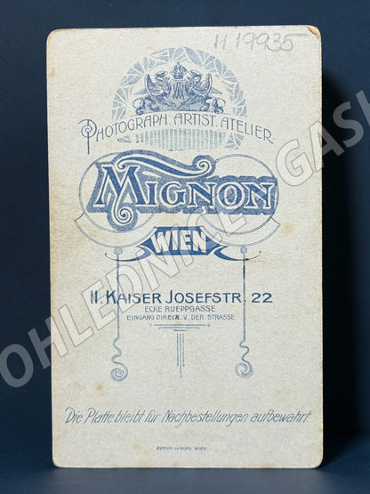 Stará fotografie Wien portrét muže (M19935)