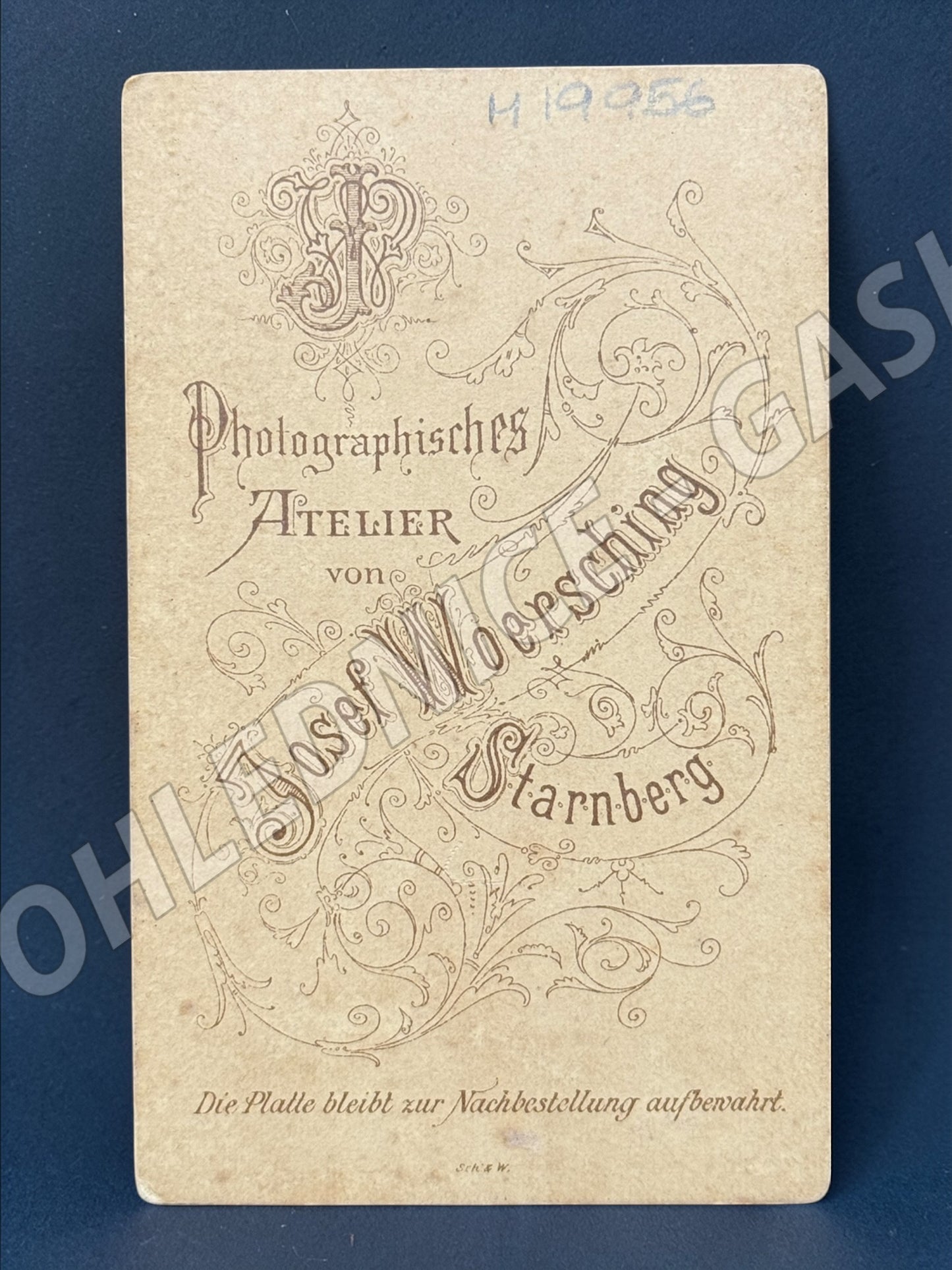 Stará fotografie Starnberg portrét ženy (M19956)