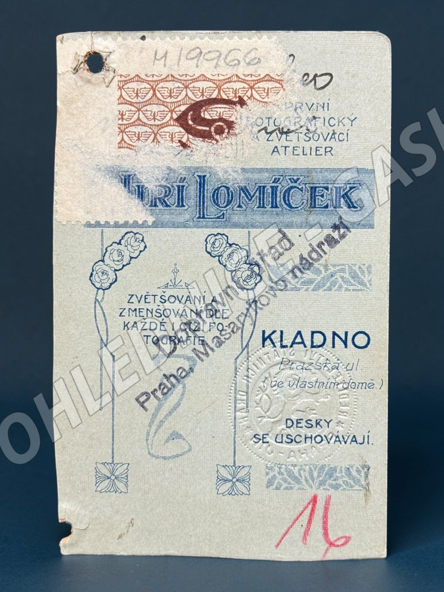 Fotografie Kladno architekt Otakar Novotný (M19966)