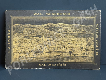 Stará fotografie Val. Meziříčí dítě v klobouku (M19977)