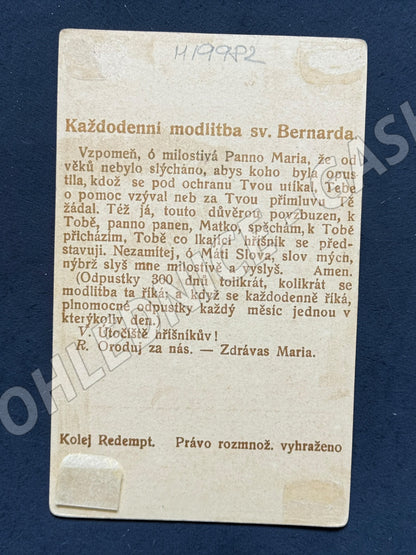 Stará fotografie Pražské Jezulátko (M19982)