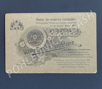 Stará fotografie Gablonz svatební pár ateliér Willy Schön (M19988)