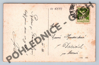 Pohlednice Františkovy Lázně odeslaná 1921 (M1999)