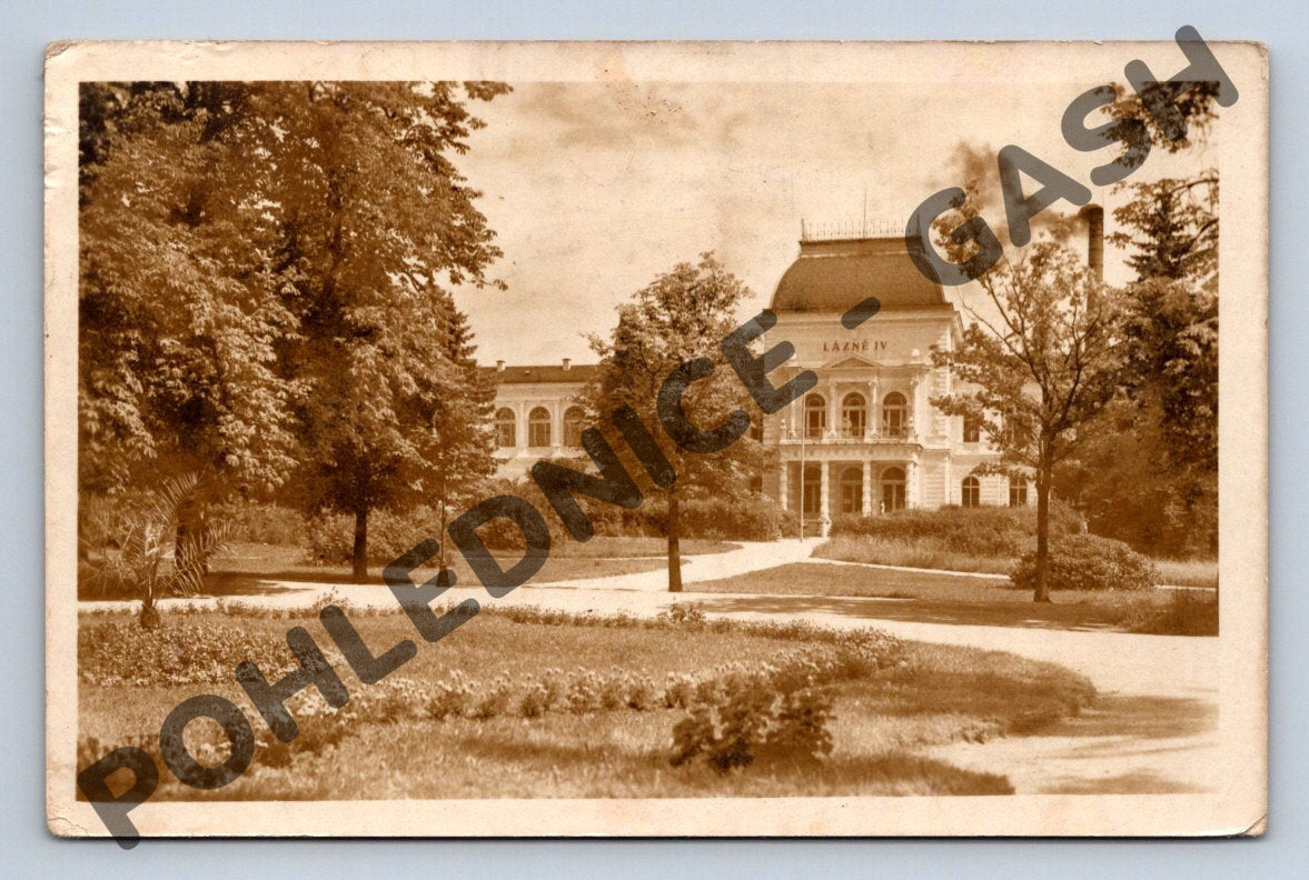 Pohlednice Františkovy Lázně Lázně IV 1951 (M2000)
