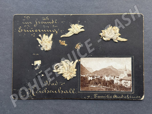 Stará fotografie Bad Reichenhall s protěží (M20071)