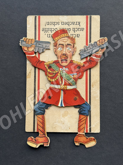 Pohlednice Německo pohyblivá postavička voják (M20101)