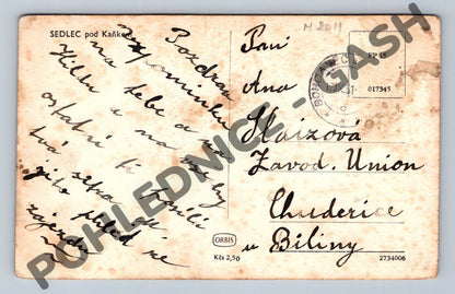 Pohlednice Sedlec u Kutné Hory klášter PP 1931 (M2011)