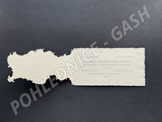 Pohlednice Olomouc Abiturientský věneček 1905 (M20117)