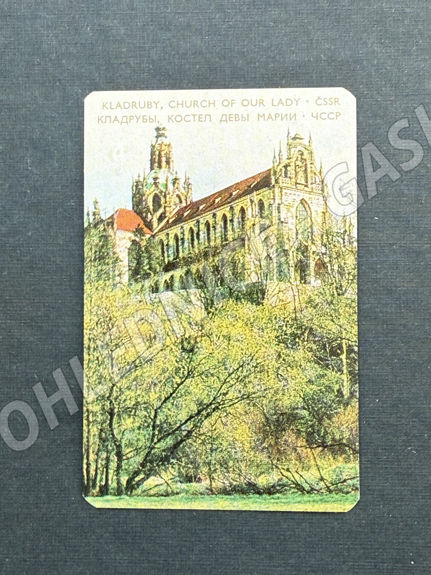 KALENDÁŘ Kladruby kostel 1976 ŠKODA(M20123)