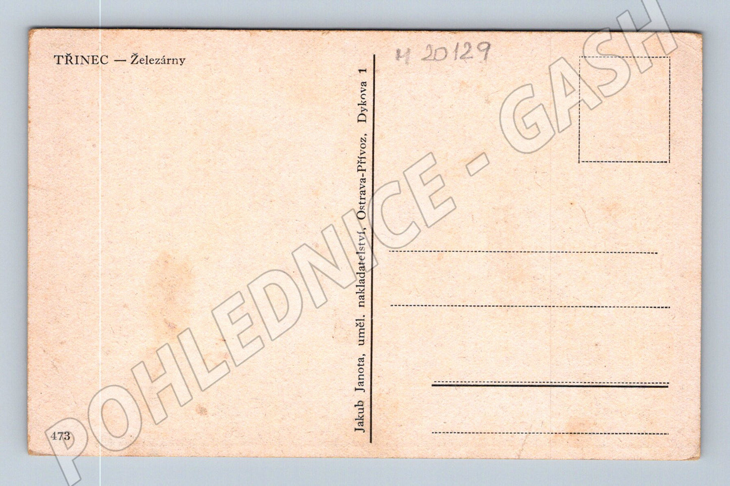 Pohlednice Třinec železárny do 1950 (M20129)