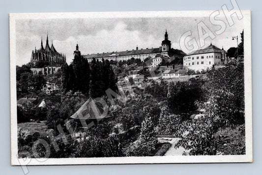 Pohlednice Kutná Hora chrám sv Barbory Jezuitská kolej (M20135)