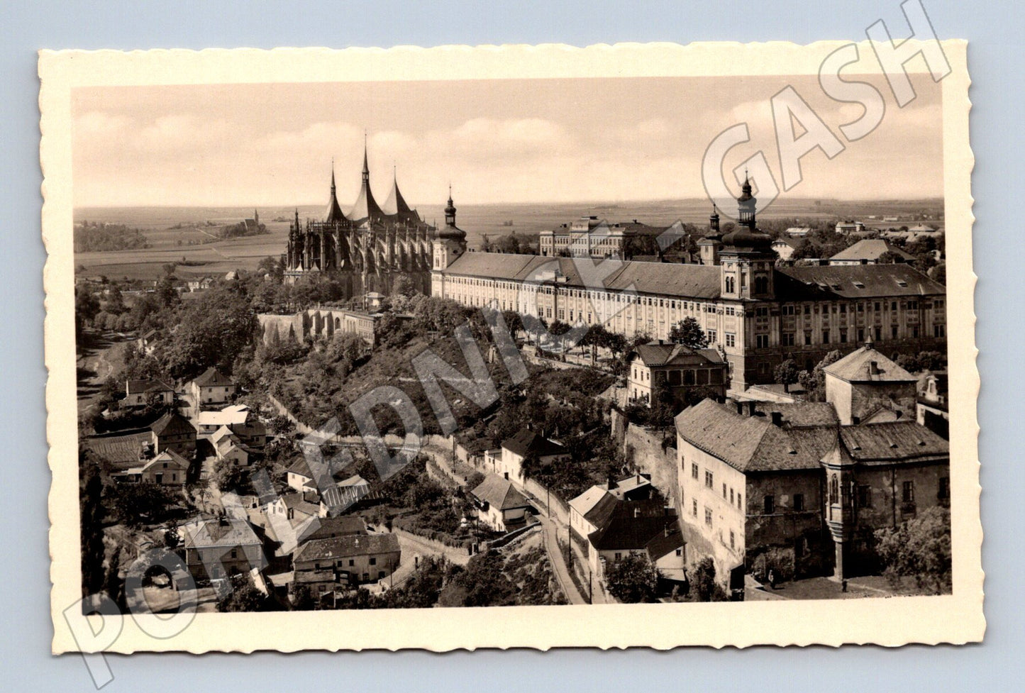 Pohlednice Kutná Hora chrám sv Barbory centrum (M20137)