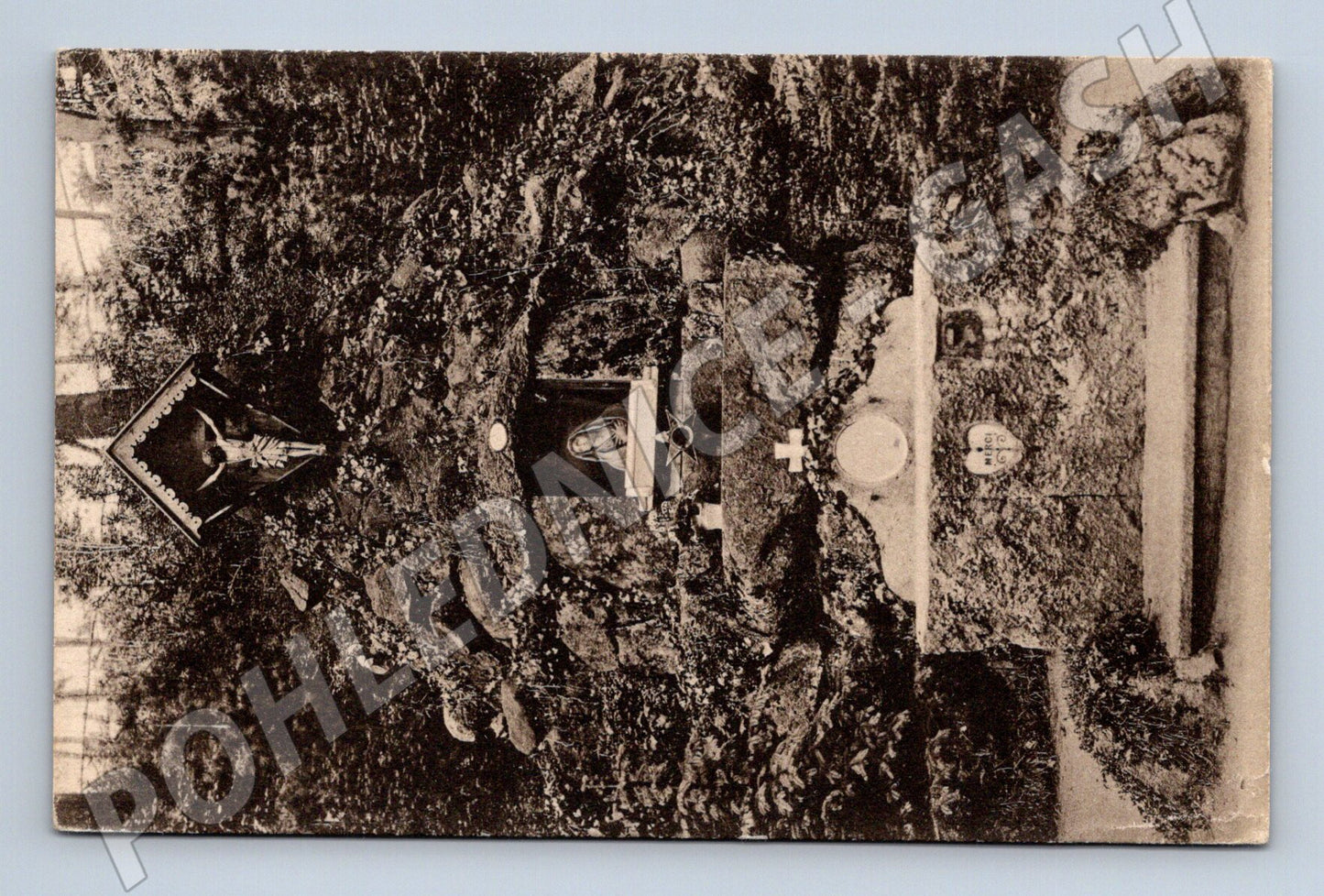 Pohlednice Karlovy Vary lesní zákoutí 1921 (M20138)