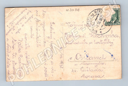 Pohlednice Sykovec Českomoravská Vysočina 1938 (M20141)