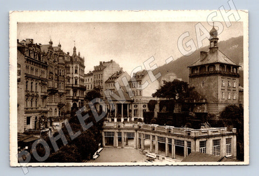 Pohlednice Karlovy Vary Zámecký vrch s pramenem (M20143)