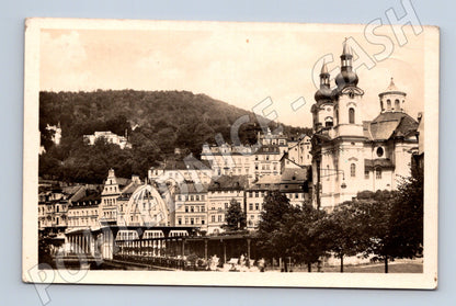 Pohlednice Karlovy Vary prošlá do 1950 (M20154)