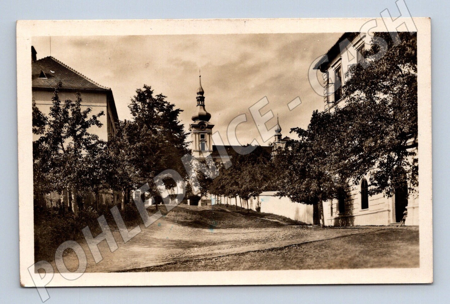 Pohlednice Pustiměř kostel 1931 (M20158)