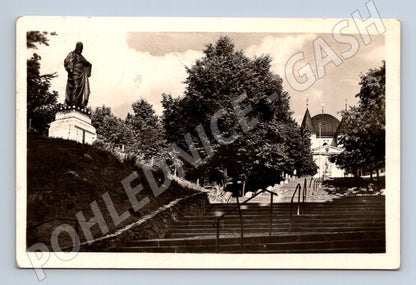 Pohlednice Svatý Hostýn 1947 bazilika (M20172)