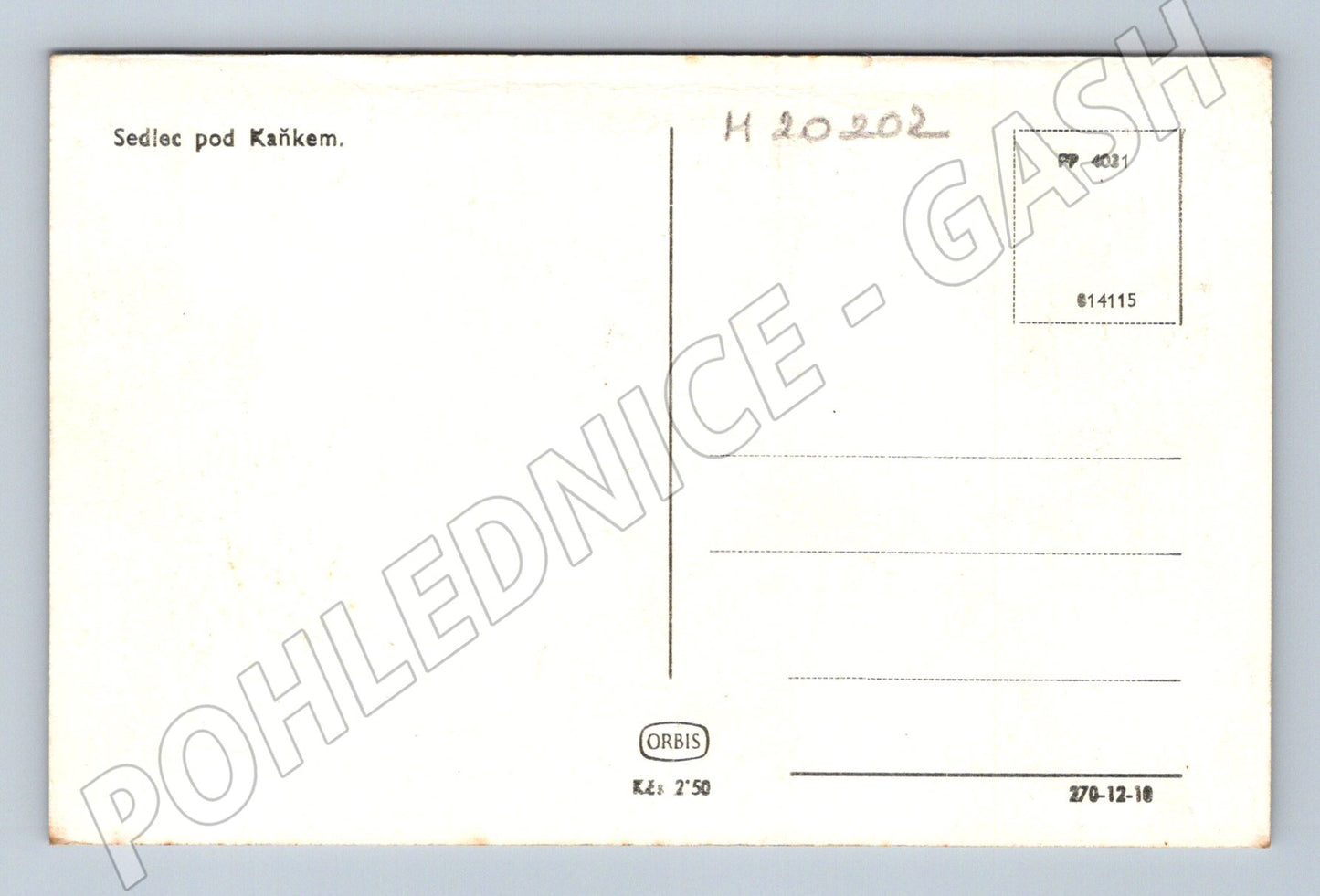 Pohlednice Sedlec kostnice Schwarzenberský erb (M20202)