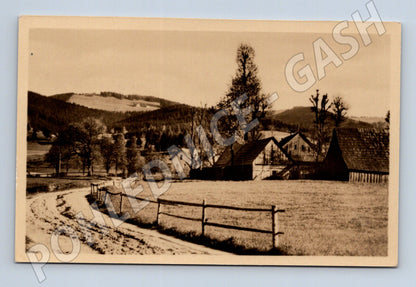 Pohlednice Strážek česká vesnice 1951 (M20210)