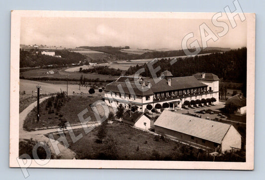 Pohlednice Český Šternberk Čajkovice 1947 (M20213)