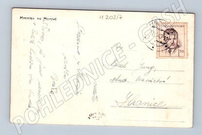 Pohlednice Hranice na Moravě 1947 (M20217)
