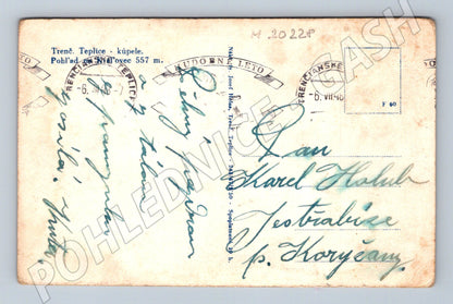 Pohlednice Trenčianské Teplice lázně 1948 (M20228)