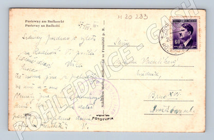 Pohlednice Pustevny Radhošť protektorát 1941 (M20233)