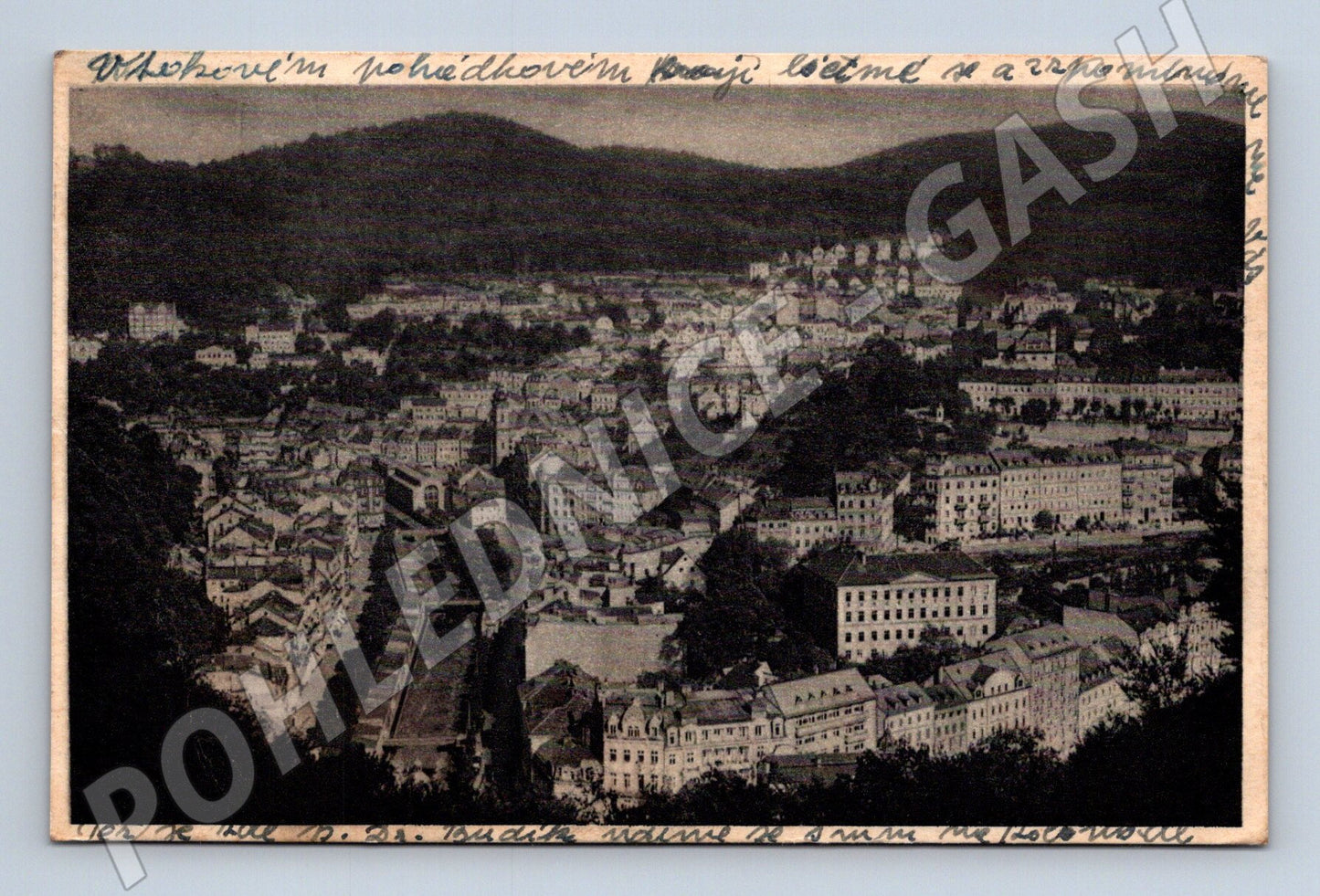 Pohlednice Karlovy Vary celkový pohled (M20238)