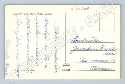 Pohlednice Hradec Králové Velké náměstí Orbis (M20248)