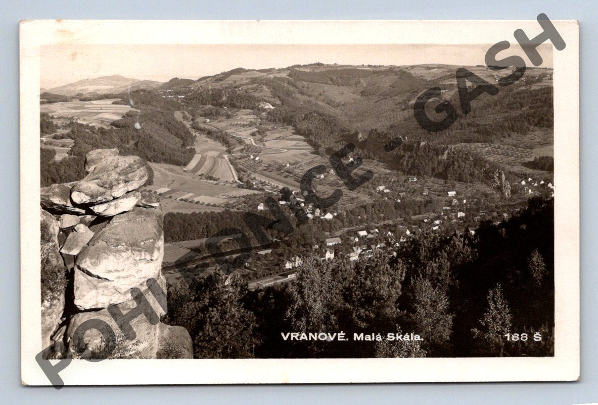 Pohlednice Vranové Malá Skála použitá (M2025)
