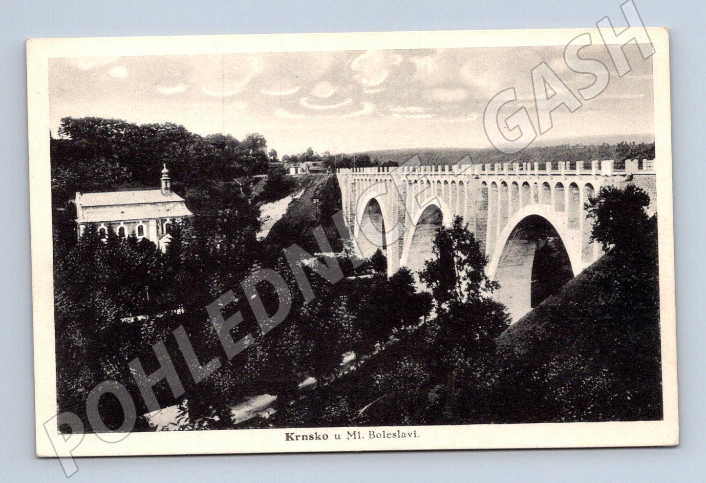 Pohlednice Krnsko železniční viadukt (M20253)