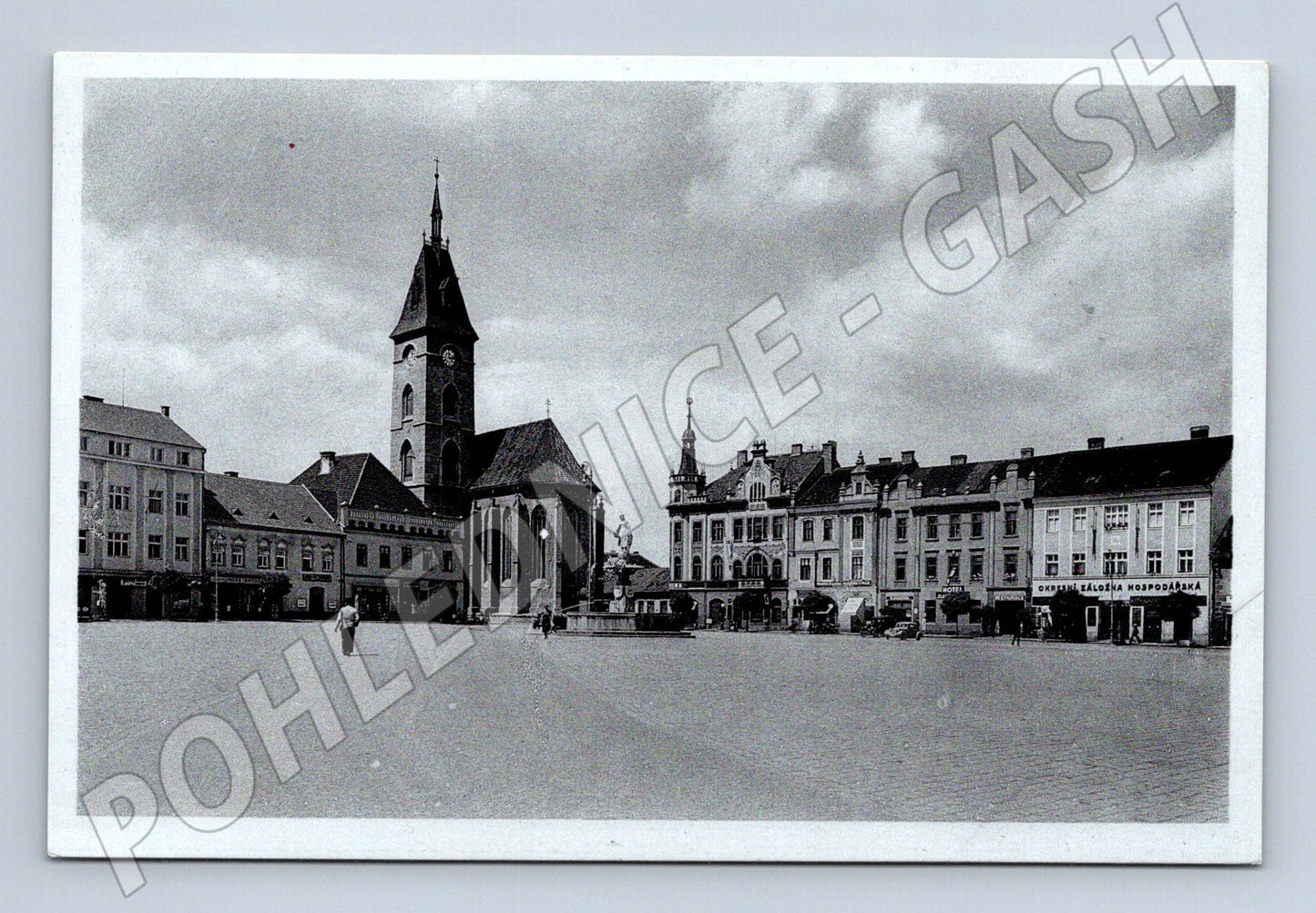 Pohlednice Vodňany historické náměstí (M20254)