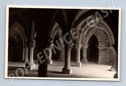 Pohlednice Třebíč bazilika sv Prokopa krypta 1933 (M20259)