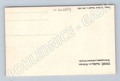 Pohlednice Třebíč bazilika sv Prokopa krypta 1933 (M20259)