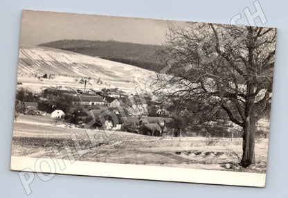 Pohlednice zimní vesnice Čechy (M20261)