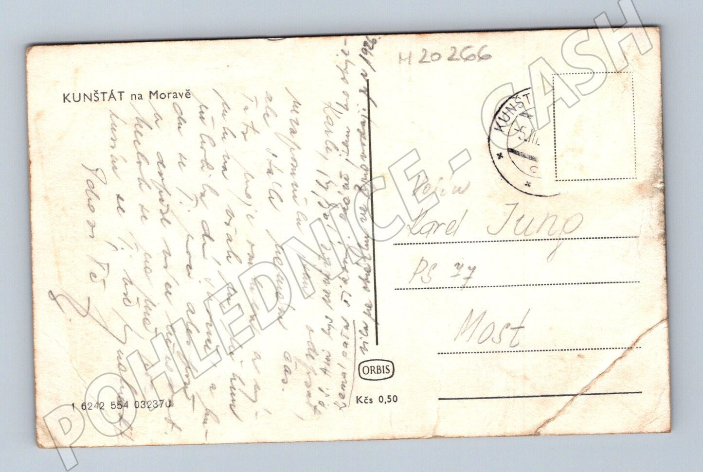 Pohlednice Kunštát na Moravě cca 1930 (M20266)